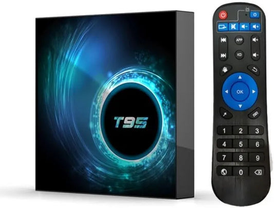 x88 Smart TV T95 H616, TV, 4K UHD, Wi-Fi, Bluetooth, Android OS, 4GB RAM 64GB Armazenamento, 4K Media Player, Android 10, T95 Android TV Box - Allwinner