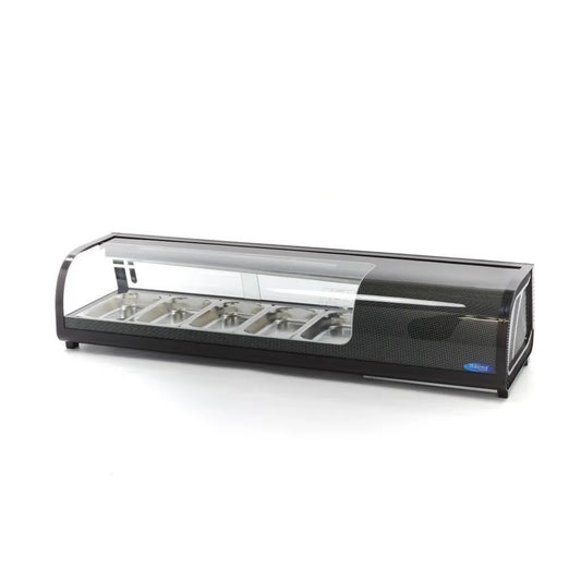 Maxima Vidro refrigerado, 52 L, profissional, catering, 5 x 1, 3 GN, GN recipientes
