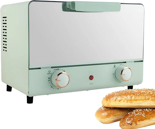 Generic Forno elétrico, 14 L, 1000 W, 0 a 230 °C, temporizador, grelha, compacto, O Grill, Para Cozinhar, O Assando