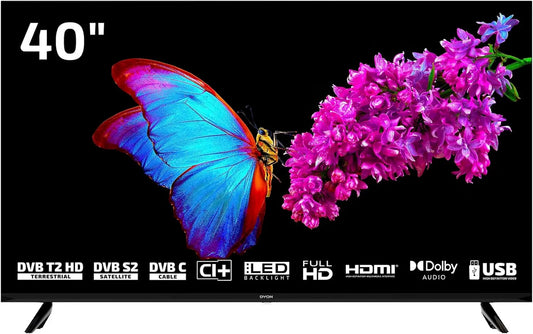 Smart TV, 40 polegadas, TV, sintonizador triplo DVB-T2, S2, USB, Dyon Digite 40 PRO x2 100 cm, Full HD, Hotel Mode