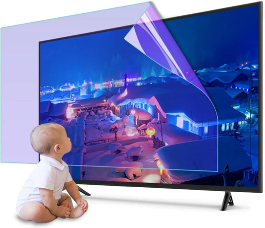JQZWxx Smart TV 55inch1221x689mm, 55 polegadas, TV, Proteção contra a rutura Bullless - 55inch1221x689mm, Filtro de Luz Azul para ecrã de TV