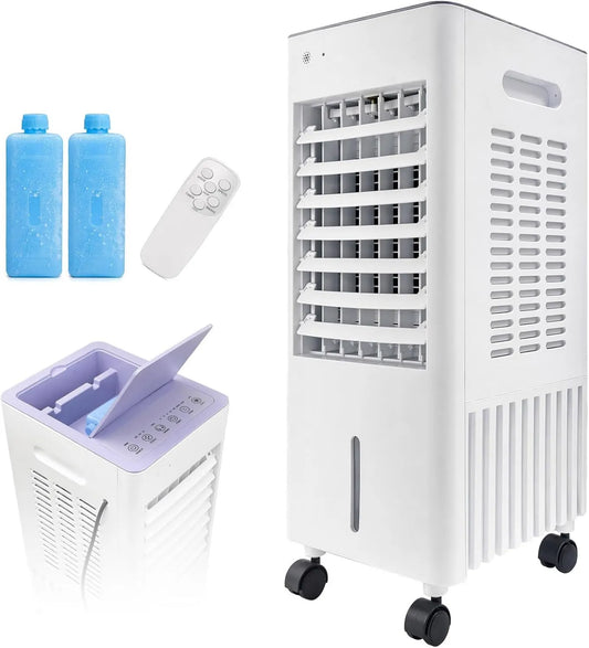 Simsky 4-em-1, 12 L, Grande Tanque, 2 Pães de Gelo, 4 em-1 ar condicionado móvel, 12L Tanque, Economia de Energia Ar Refrescante
