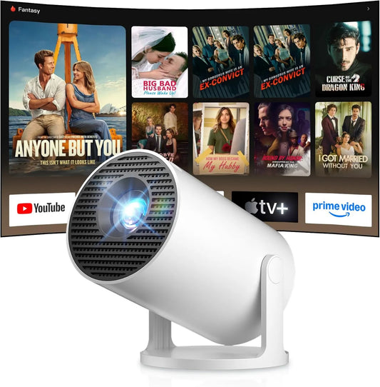 Smart TV, TV, 4K UHD, Wi-Fi, laptop, Bluetooth, Android OS, Salange 2026 Mini Projetor 4K Suportado Android 14, com WiFi 6 e