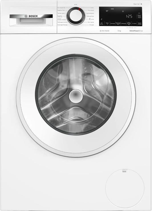 Bosch WGG244Z3FR Máquina de lavar roupa, 9 kg, classe E de energia, branco, 1400 ts, min, SpeedPerfect, Série 6, independente, Ajuda de Ferro, Anti-marca
