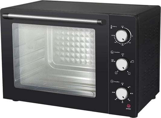 Forno elétrico de pizza, 58 x 44 x 40.7 cm, 63 L, 2200 W, compacto, profissional, temperatura 230°, família Melchioni, forno elétrico Ventilado ENJOY