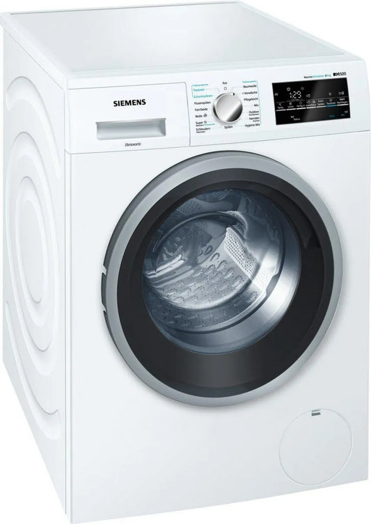SIEMENS wd15g442 Linens, 1088 Dryer, 8 kg, branco, 8 kg Wash, 5 kg Dry, 1088 kWh, Ecrã grande com pré-selecção de tempo final