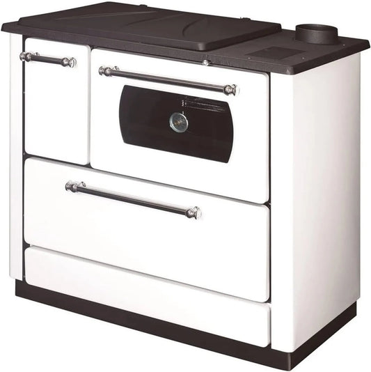 Sannover Thermique Utensílios de cozinha com forno, branco, fogão de madeira com forno Aquecimento Dana Sannofer 9 kW Branco