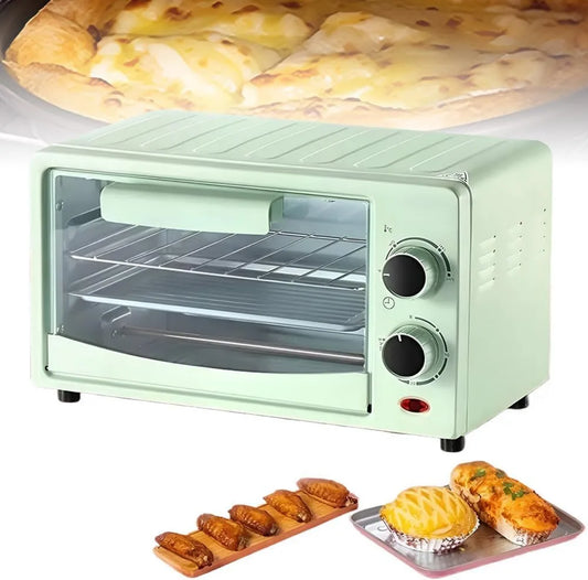 generic Forno elétrico, 12 L, 0 a 230 °C, temporizador, grelha, compacto, 2 zonas de temperatura, O Grill, Máquina de bolo pequeno, para cozinhar