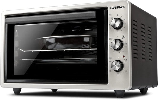 Forno elétrico G10153, 1400 W, temporizador, preto, até 300°C, 5 modos de cozedura, 90 minutos temporizador, G3 Ferrari G10153 Forno elétrico
