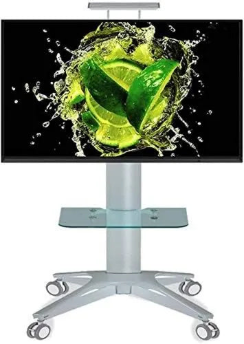 Iatupke 70' armário de TV, rodas móveis, OLED, ecrã LCD, 80-carga, suporte de TV móvel com rodas Suporte de TV universal para ecrã Plasma 32