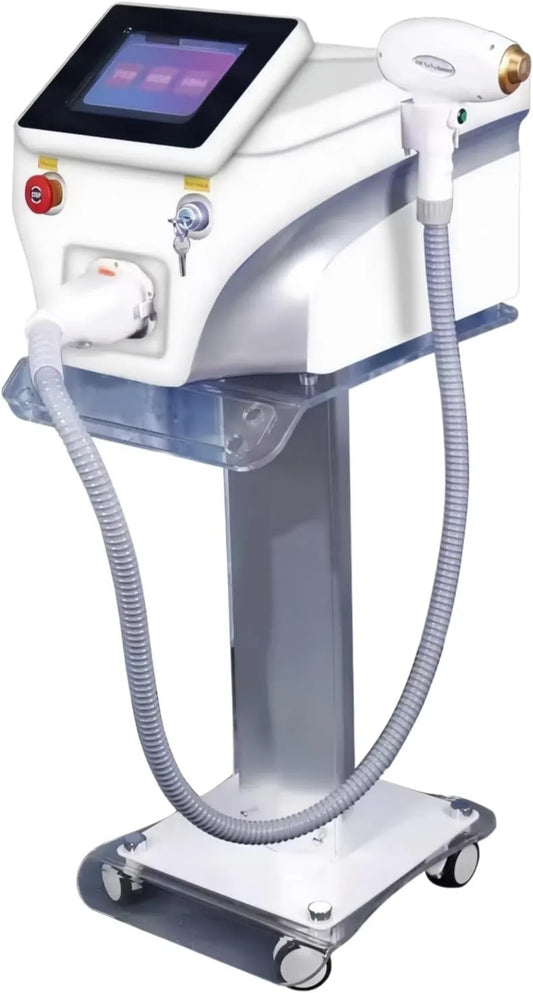 Générique modelo 808nm, profissional portátil diodo laser depilador 808nm ponto de congelamento corpo de refrigeração permanente facial depilação para