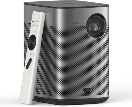 xGIMI Google 1080p 2.5h Smart TV, 200 polegadas, TV, HDR, Wi-Fi, portátil, HDR10, 700 ISO, bateria 2.5h, ecrã de 200', Google TV com Netflix, WiFi