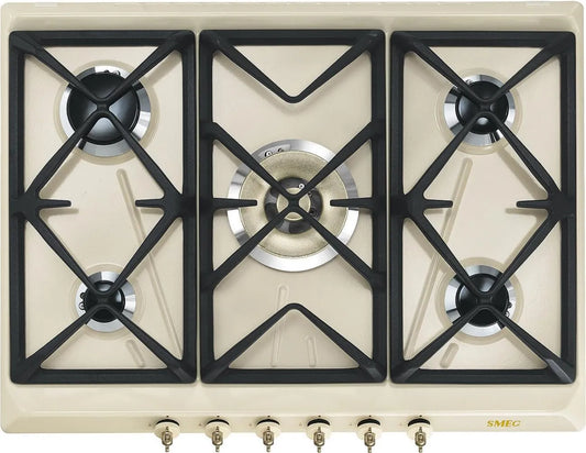 Smeg SRV876POGH placa de gás, mesa de cozinha a gás