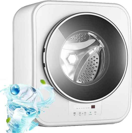 ylpddmm Máquina de lavar roupa, 3 kg, instalação de parede, para pequenos apartamentos ou dormitórios, mini secador, máquina de lavar parede, lavadora elétrica compacta