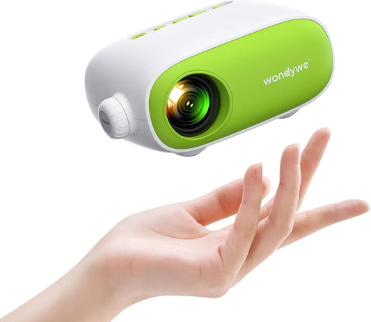 wondywe Smart TV 480P, 137 polegadas, TV, USB, laptop, Presente para assistir filmes, Vara TV compatível