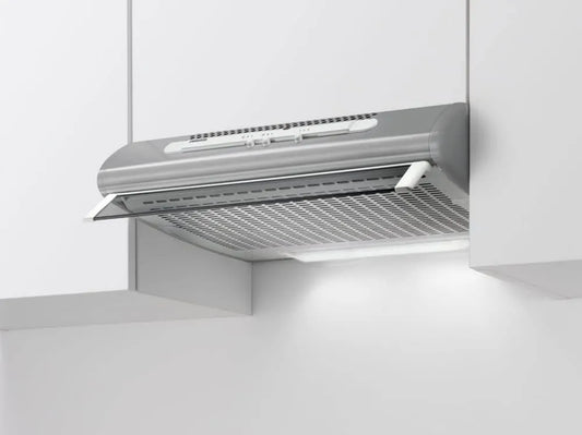 exaustor, 210 m3/h, 68 dB, capa de cozinha, Zanussi ZHT611x, encastrado, aço inoxidável, h Capa D - Capas, Condução, Recirculação